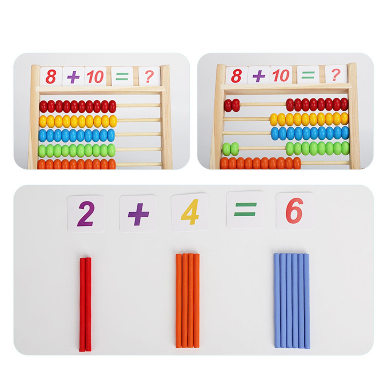 Educational Wooden Abacus Coun - Kids Education Number 评论和价格