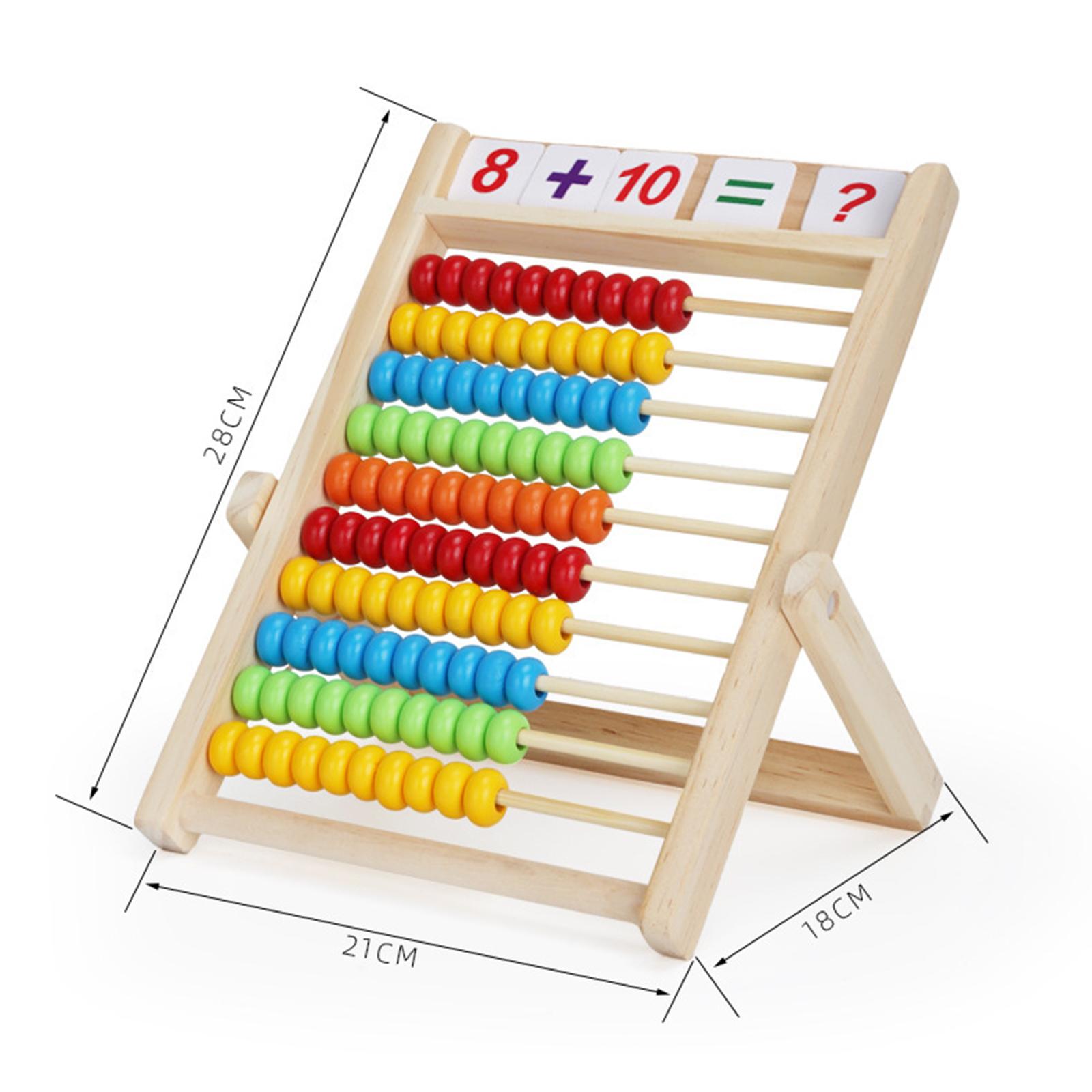 Educational Wooden Abacus Coun - Kids Education Number 评论和价格