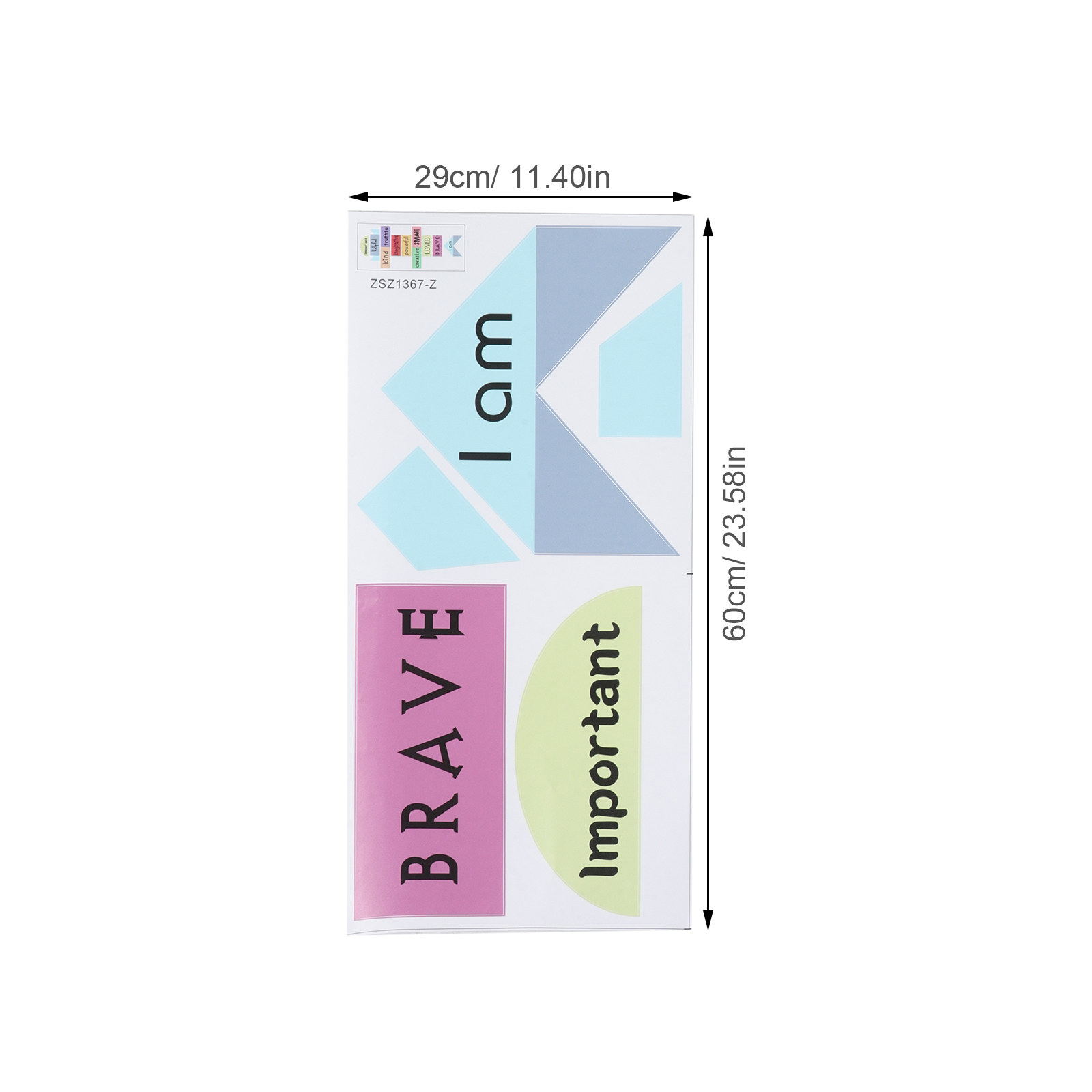 3Pcs Kids Educational Wall Dec - Kids Education Motivation 评论和价格